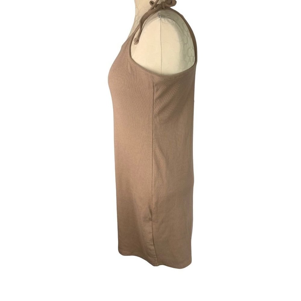 Large Disney Women's Ribbed Knit New Bluebell Skunk Slip Dress Woodsmoke - Picture 4 of 8